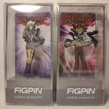 YuGiOh Yami Yugi &amp; Mai Valentine Enamel Pins Bundle Official Konami FigPins - $37.72