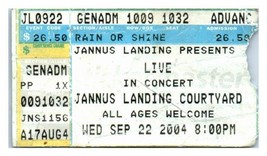 Live Concert Ticket Stub September 22 2004 St. Petersburg Florida - £18.59 GBP