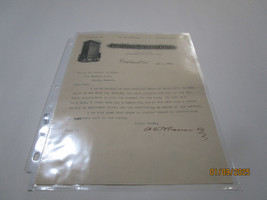 UNION SAVINGS BANK OAKLAND CAL  BANKING DOCUMENT LETTER MAY 5 1906 - £37.55 GBP