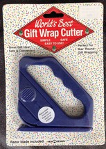 NEW AMES WORLD&#39;S BEST Gift Wrap Paper Cutter Safe Easy Paper Couponing - $4.99