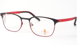 Brillenmann K16 K1412-349 Noir Mat/Bonbon Rouge Unique Lunettes 50-18-145mm - £75.03 GBP