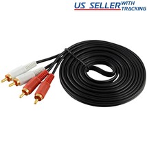 10 FT RCA Stereo Audio Cable 2 RCA Male to 2 RCA Male, 3 Meters - $12.99