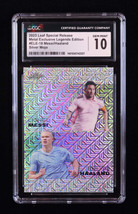 Lionel Messi / Erling Haaland 2023 Leaf Metal Special Release Exclusive Legends - $60.39