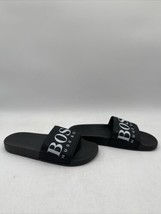 Hugo Boss Solar Slides Logo Black Size 44 - $84.14