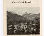 Arapaho National Forest Brochure Clear Creek District 1950&#39;s Smokey Bear - $17.82