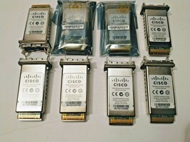 LOT OF 8x CISCO CVR-X2-SFP V02 TwinGig Converter Network Modules WORKING... - $44.74