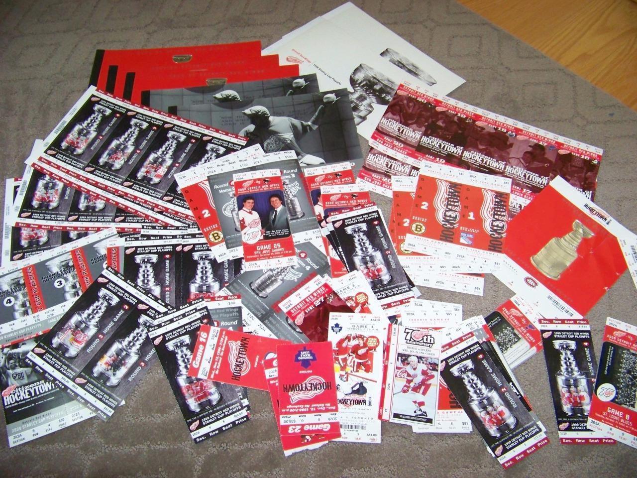 NHL Detroit Red Wings Collectible Souvenire ticket stubs - $8.00
