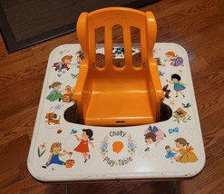 Vintage 1963 Mattel Chatty Cathy Doll Metal Play Table - £47.92 GBP