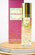 Essential Oil- Infused w/Rose Quartz Crystals/24K Gold Flakes TSA Size S... - $9.77