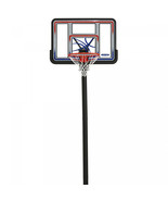 Adjustable Basketball Hoop System 44-In Shatterproof In-Ground Outdoor P... - £203.36 GBP