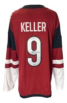 Clayton Keller Signé Arizona Coyotes Rouge Fanatiques Réplique Jersey Fa... - $223.09