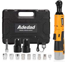 Cordless Electric Ratchet Wrench Set, 3/8&quot; Power Ratchet Wrench, 40 Ft-lbs - £59.86 GBP