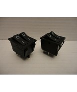 2 Pcs Lot Pack KCD6 16A 250V AC 20A 125V AC Dual Switch Boat Rocker Powe... - €11,26 EUR