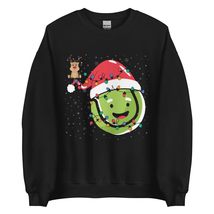 Tennis Player Christmas Tennis Sweatshirt, Unisex Sweatshirt Black - £22.77 GBP+