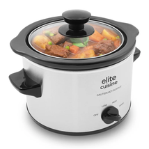Elite Cuisine MST525 1.5Qt. Mini Slow Cooker with Adjustable Settings an... - $31.69