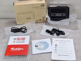USB Cassette to MP3 Converter Capture Stereo Audio Music Player (D3) - $301.78 MXN