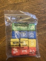 hand2mind Cubes, Numbers, Dice, 4 Colors Set Of 12 New - £11.67 GBP