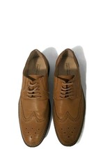 Perry Ellis Portfolio Dress Shoes Harris Style Mens SZ 10 Brown Leather Wingtip - £19.91 GBP