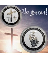 Christian Challenge Coin - Philippians 4:13 &amp; Psalm 120_1 - Inspirationa... - $331.52 MXN