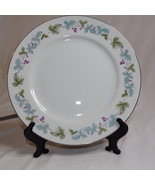 VINTAGE Fine China Of Japan  Dinner Salad Plate 10 1/4&quot; Number 6701 Flow... - $2.90