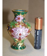 Vintage Cloisonne Vase 2&quot; tall  - €11,70 EUR