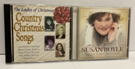Christmas CD Susan Boyle &amp; Ladies of Christmas Country Songs ot of 2  - £5.45 GBP