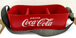“Drink Coca-Cola” Large Masonite Holder with Web Strap Baseball Stadium ... - $157.41