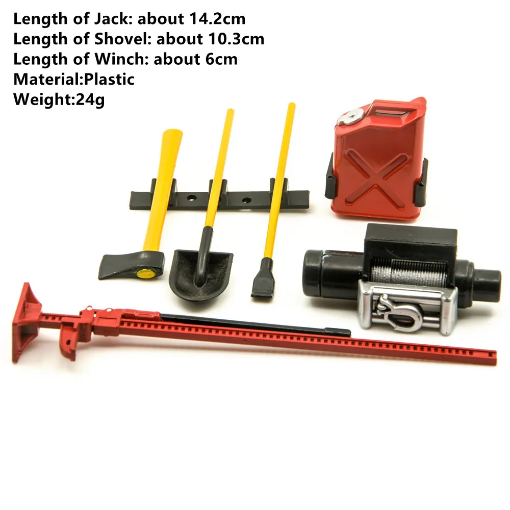 [4008] MIBIDAO RC Car Simulated Decoration Tools For 1/10 TRX4 TRX6 Axia... - $10.76