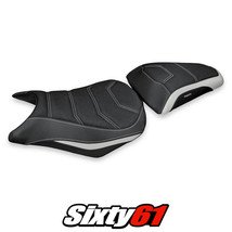 Honda CB500F 2012 2013 2014 2015 Seat Cover Tappezzeria Ultragrip Silver Black - £177.46 GBP