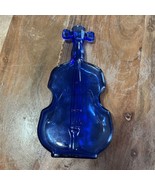 COBALT BLUE GLASS CELLO 8&#39;&#39; H - €7,47 EUR