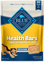 Blue Buffalo Health Bars with Banana &amp; Yogurt: Natural Baked Biscuits for Dogs w - £20.97 GBP+