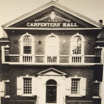 Carpenters Hall Philadelphia Photo Vintage Small Photograph 1940 Karl Lutz - £7.89 GBP