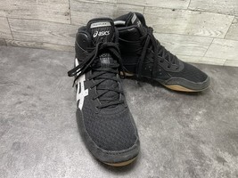 ASICS Matflex Wrestling Shoes Sneakers Big Kids 5M Black White Suede 108... - $637.28 MXN