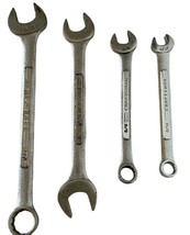 Craftsman 4 Wrench Set V Series Combination SAE  Vintage USA  3/8 1/2 7/... - $19.79