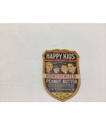 Happy Kids Peanut Butter Label Roddenberry Cairo GA 1 lb 15 oz Vintage 1935 - £8.91 GBP