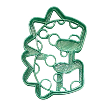 6x Number 3 Dinosaur Fondant Cutter Cupcake Topper 1.75 IN USA FD4833 - $7.99