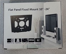LCD &amp; Plasma Flat Panel Fixed Mount Flat Panel Fixed Mount Screen Size 1... - £11.21 GBP