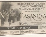 Casanova Movie Print Ad TPA9 - £4.65 GBP