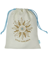 July 2021 Ipsy Glam Drawstring Cloth Bag Plus Golden Sun Turquoise Eye - £4.65 GBP