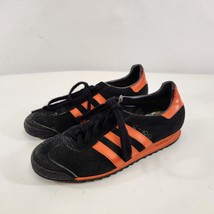 Adidas C-100 Sneaker Running Shoes Black Orange 1980 Canada EXTREMELY RARE Vtg - £773.36 GBP