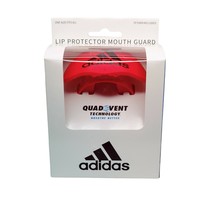 Adidas Red &amp; Black Quad Vent Sports Lip Protector Mouth Guard Football S... - $7.91