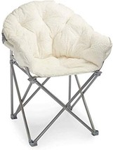 Urban Shop Sherpa Club Chair, Ivory - £72.95 GBP