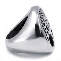 Bling Eagle Head LAB Silver Stainless Steel 316L Plated S7-8-9-10 Men Women Ring - £14.21 GBP