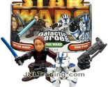 Year 2005 Star Wars Galactic Heroes Figure - DARK SIDE ANAKIN and CLONE ... - $34.99