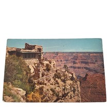 Postcard Lookout Studio Grand Canyon National Park Arizona Fred Harvey Chrome - £5.53 GBP
