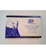 2001-S Statehood Quarters Clad Proof 5-Coin Set w/COA - $14.84