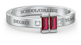 Class of 2021 Ring - Class Ring - Class of 2020 - Personalized Gift Ring  - £126.55 GBP