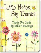 LEANIN TREE Little Notes-Big Thanks 12 Note Cards #34673~3 each of 4 des... - £11.15 GBP