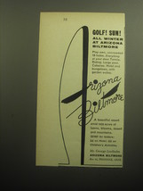 1958 Arizona Biltmore Resort Ad - Golf! Sun! All winter at Arizona Biltmore - £14.78 GBP