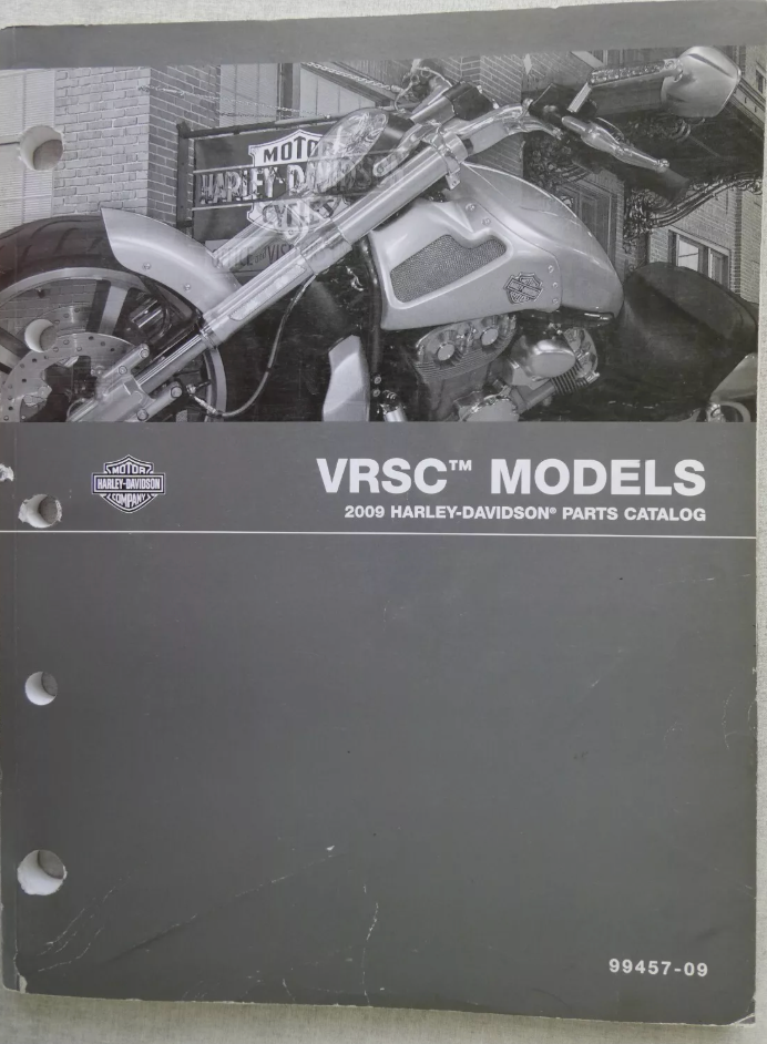 2009 Harley Davidson VRSC V ROD V-ROD Parts Catalog Manual 99457-09 - $13.99